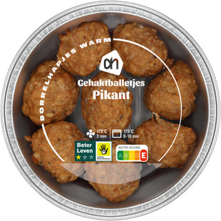 Gehaktballetjes pikant