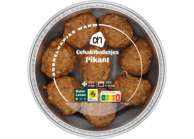 Gehaktballetjes pikant