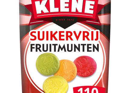 Klene Suikervrij fruitmunten