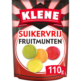 Klene Suikervrij fruitmunten