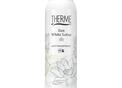 Therme Zen white lotus anti-transpirant spray