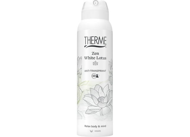 Therme Zen white lotus anti-transpirant spray