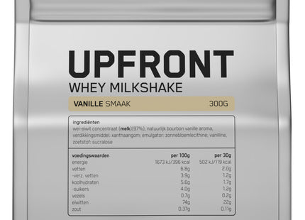 Upfront Whey milkshake vanille smaak