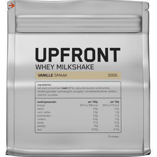 Upfront Whey milkshake vanille smaak
