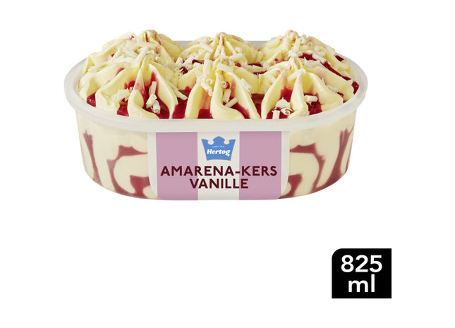 Hertog Ijssalon amarena-kers vanille