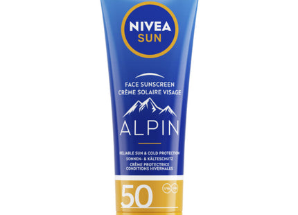 Nivea Sun Alpin face sunscreen crème spf50