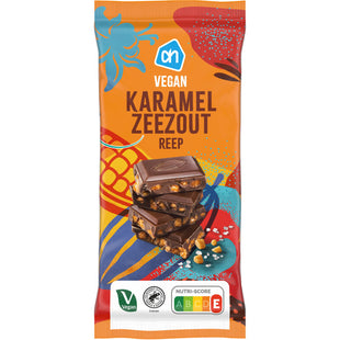 Vegan karamel zeezout reep