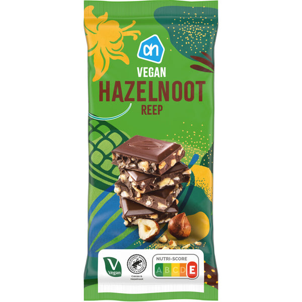 Vegan hazelnoot reep