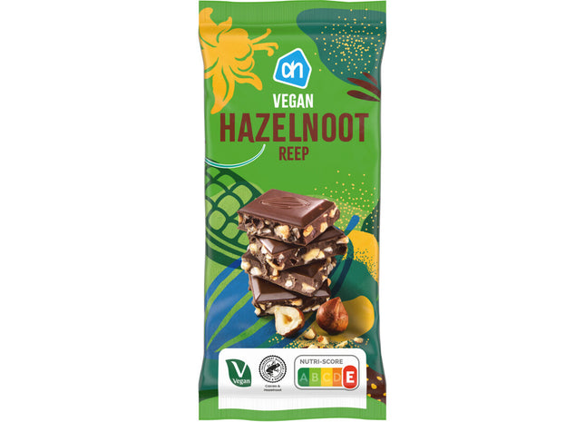 Vegan hazelnoot reep