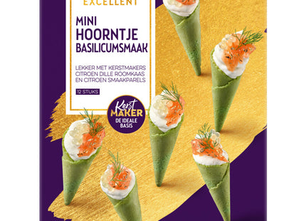 Excellent Mini hoorntje baslilicumsmaak
