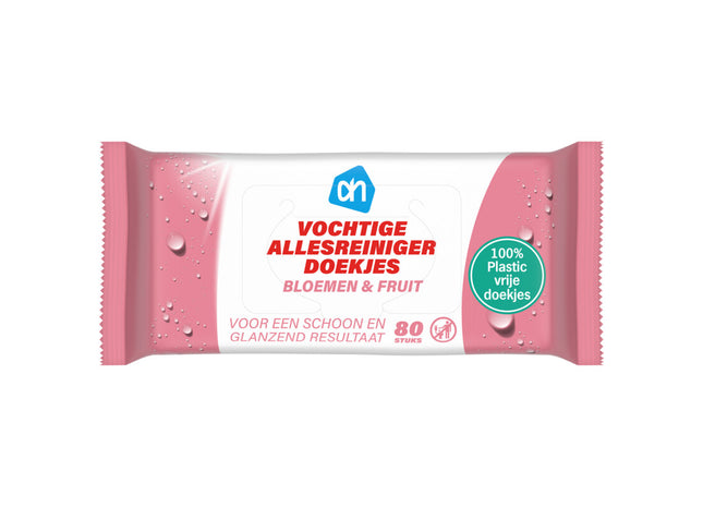 Vochtige allesreiniger doekjes bloemen