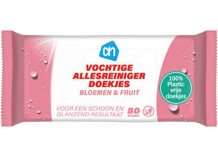 Vochtige allesreiniger doekjes bloemen