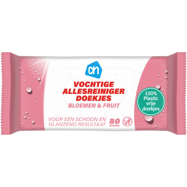 Vochtige allesreiniger doekjes bloemen