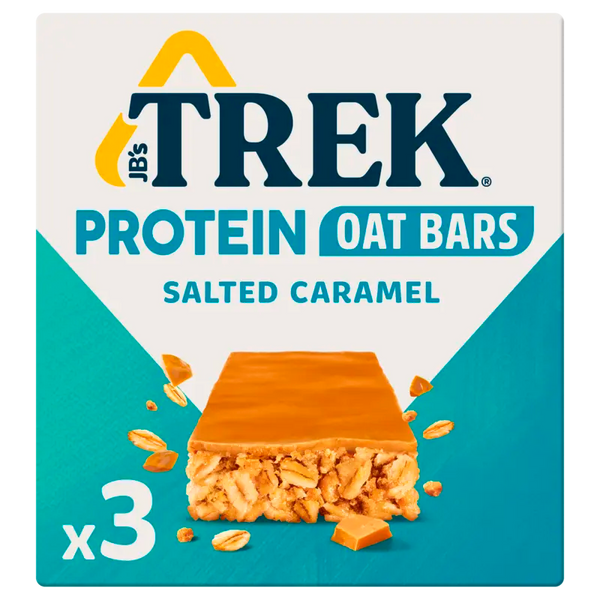 Trek Protein oatmeal bars salted caramel