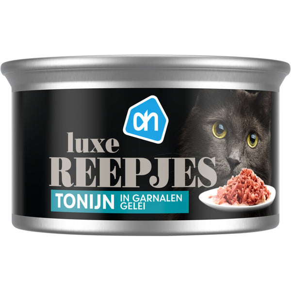 Luxe tonijn reepjes met garnaal gelei