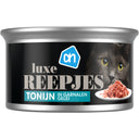 Luxe tonijn reepjes met garnaal gelei