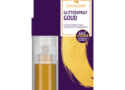 Excellent Glitterspray goud