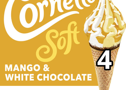 Ola Cornetto soft mango & white chocolate