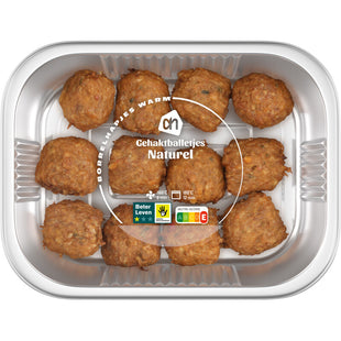 Gehaktballetjes naturel