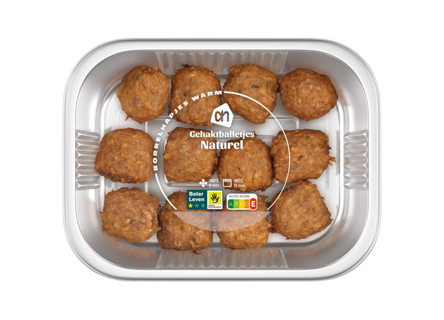 Gehaktballetjes naturel