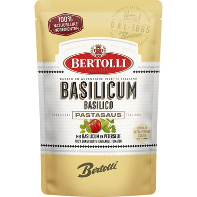 Pasta sauce in pouch