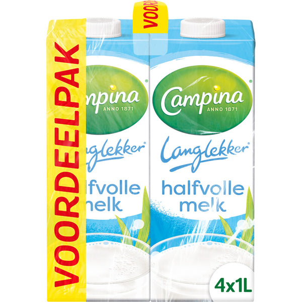 Campina Langlekker halfvolle melk voordeelpak