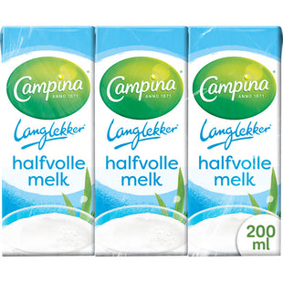 Campina Langlekker halfvolle melk 6-pack