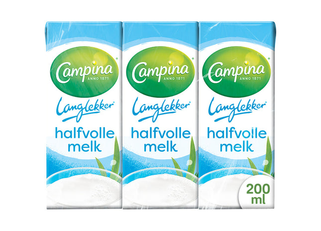 Campina Langlekker halfvolle melk 6-pack