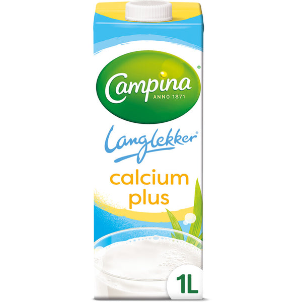 Campina Long-lasting tasty semi-skimmed milk calcium plus