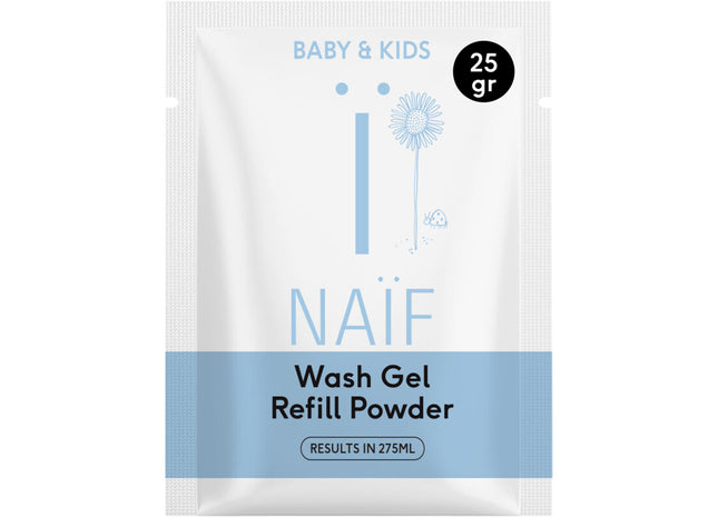 Naïf Baby & kids wash gel refill powder