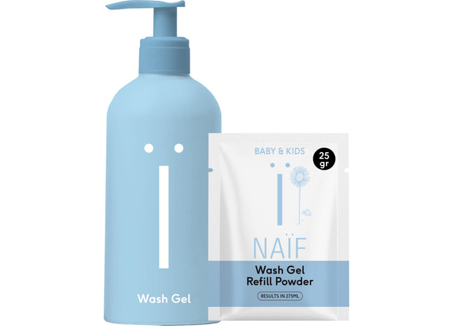 Naïf Wash gel waterless refill kit