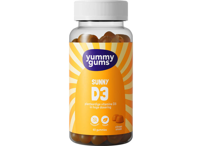 Yummygums Sunny D3 citroensmaak