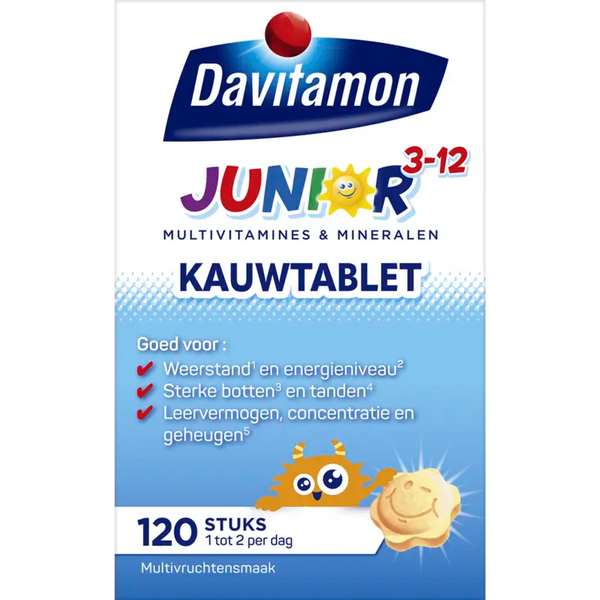 Davitamon Junior chewable vitamins 3-12 years