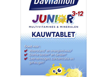 Davitamon Junior kauwtabletten banaan 3-12 jaar
