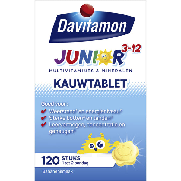 Davitamon Junior chewable tablets banana 3-12 years
