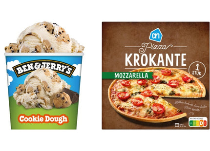 Ben & Jerry's Cookie Dough & Pizza