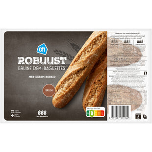 Robuust bruine demi baguettes