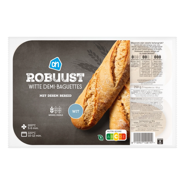 Robuust witte demi baguettes