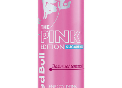 Red Bull Pink edition sugarfree bosvruchtensmaak