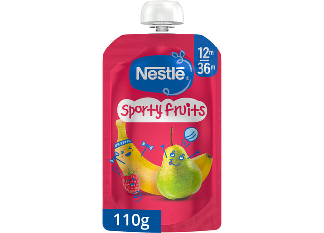 Nestlé Sporty fruits knijpfruit 12m+