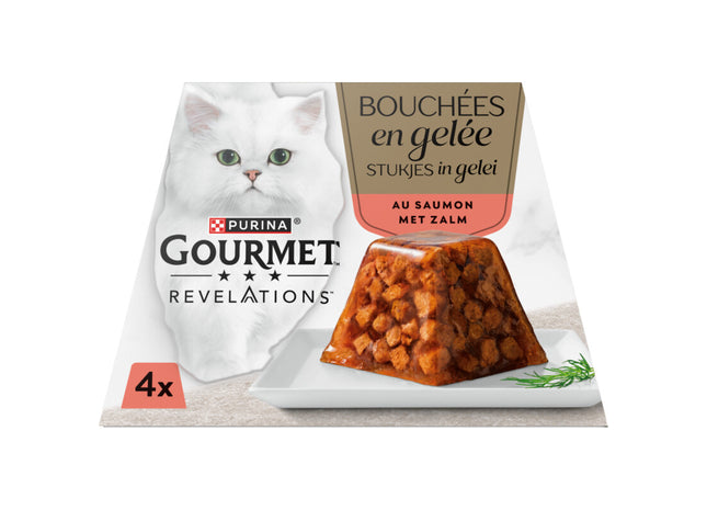 Gourmet Revelations stukjes in gelei met zalm