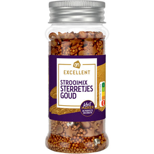Excellent Strooimix sterretjes goud