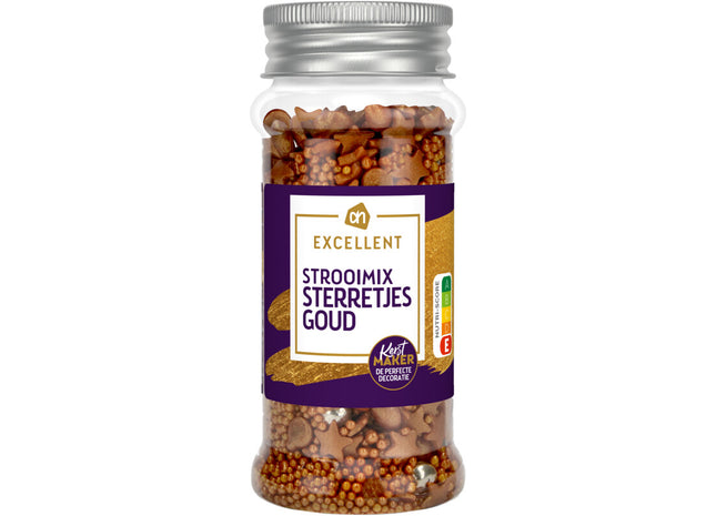 Excellent Strooimix sterretjes goud