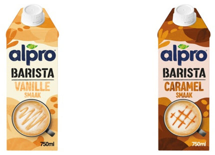 Alpro Barista Caramel & Vanille Combi pakket