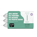 Naïf Baby & kids water wipes 3-pack