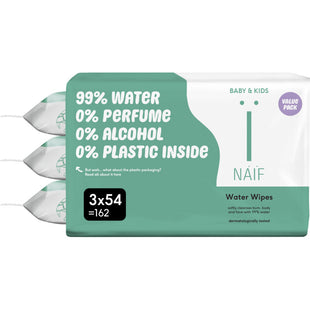 Naïf Baby & kids waterdoekjes 3-pack