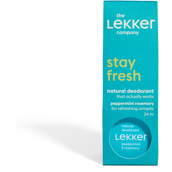 The Lekker Company Natural deodorant peppermint rosemary
