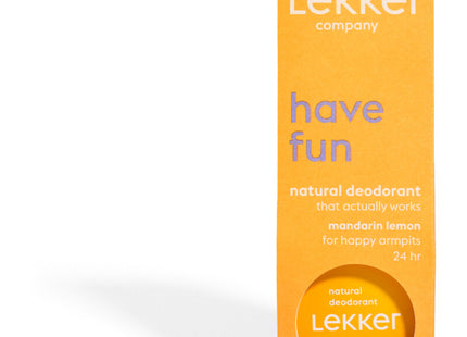 The Lekker Company Natürliches Deodorant Mandarine Zitrone