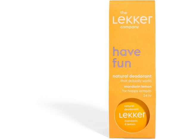 The Lekker Company Natural deodorant mandarin lemon