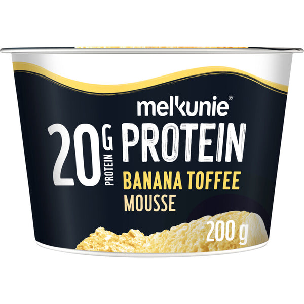 Melkunie Protein banana toffee flavored mousse
